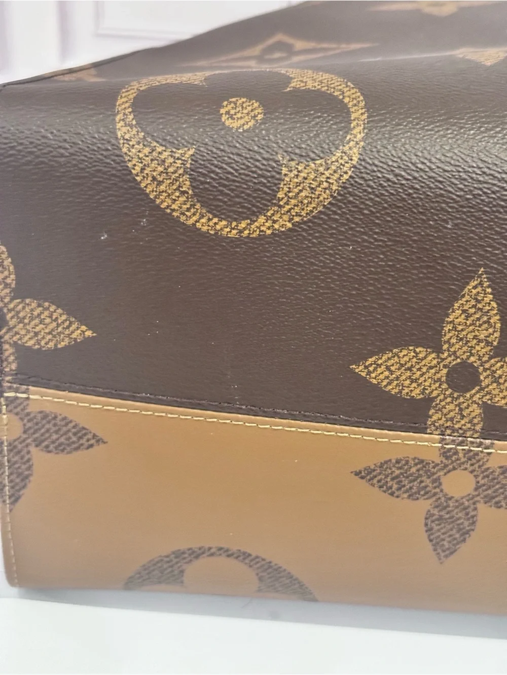 Authentic Louis Vuitton LV Monogram Logo OnTheGo GM Tote Shoulder Bag Handbag